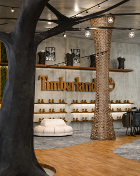 Timberland Retail– Nature Meets Industrial Design