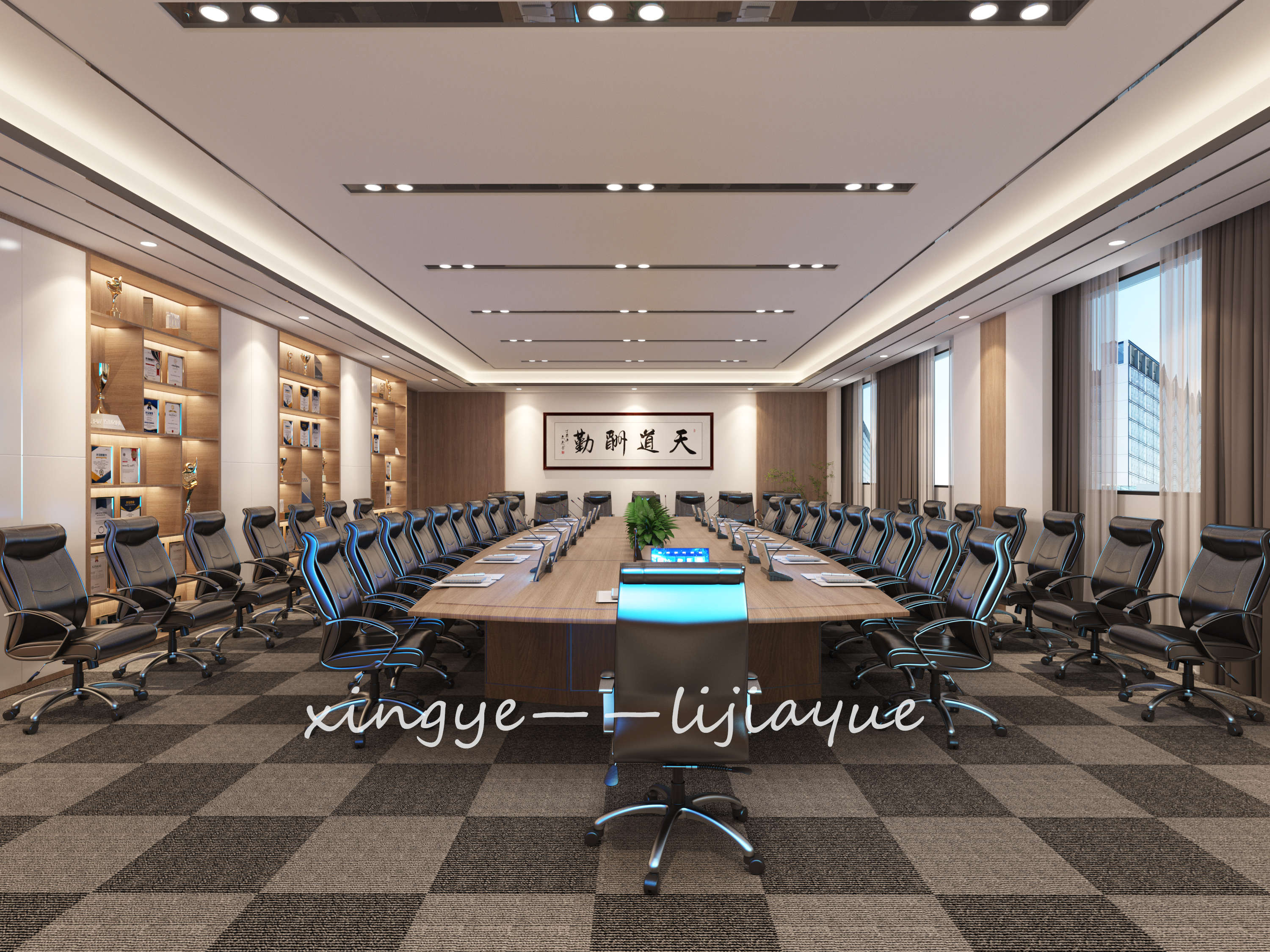 办公楼室内设计-12