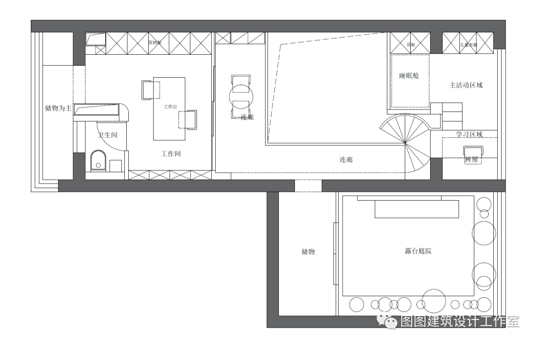 上海普陀奇趣五层妙想屋丨中国上海丨图图建筑设计工作室-10