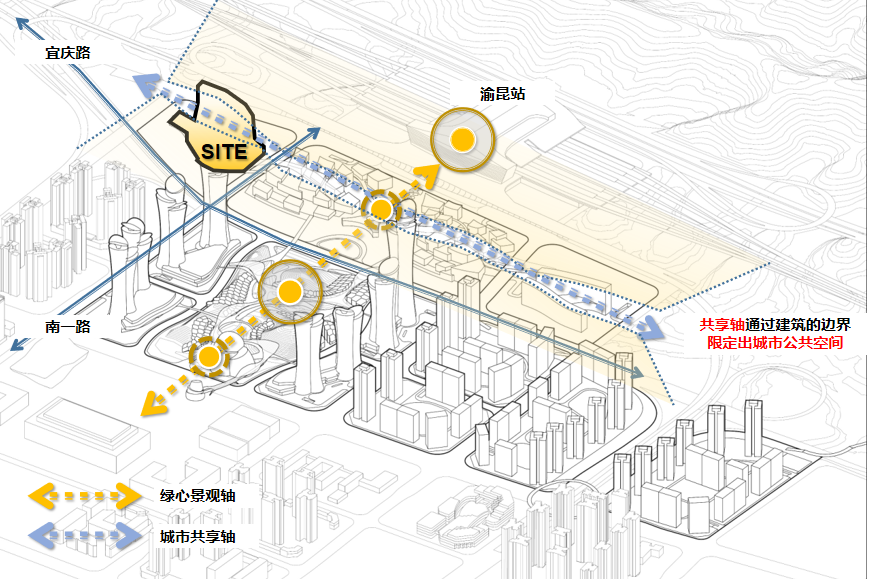 渝昆高铁宜宾站站前广场停车场及人才公寓建设项目丨中国宜宾丨四川省建筑设计研究院有限公司SADI设计四院-1