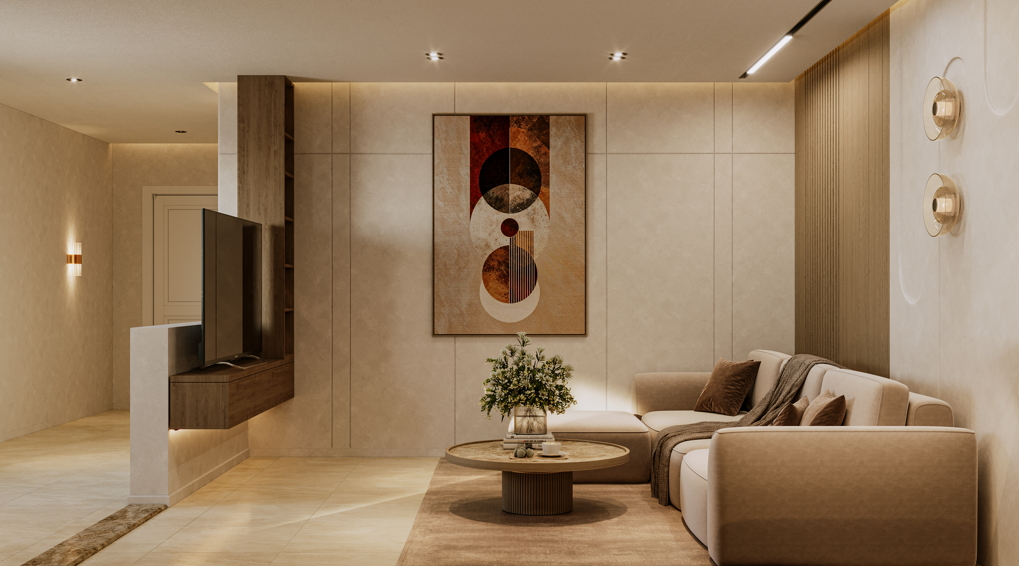 Open Kitchen & Living Area-2