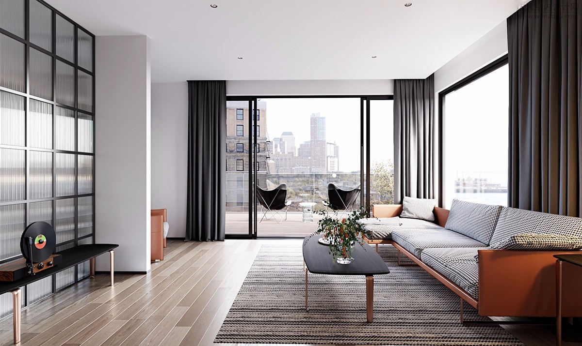 The Penthouse——93㎡汕头国风美塘现代简约住宅-3