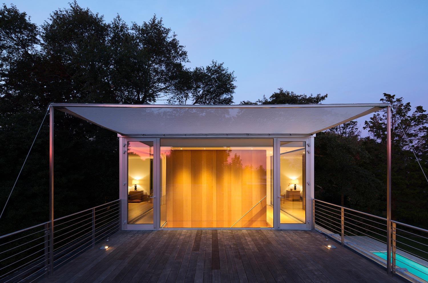 Weekend home built on the south shore of Long Island having large sliding glass doors to experience the landscape around the house   Page 2 of 2   CAANdesign  Architecture and home design blog-6