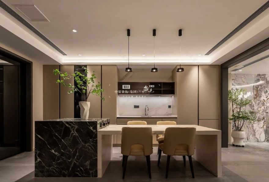 550㎡现代中式别墅丨中策装饰-22