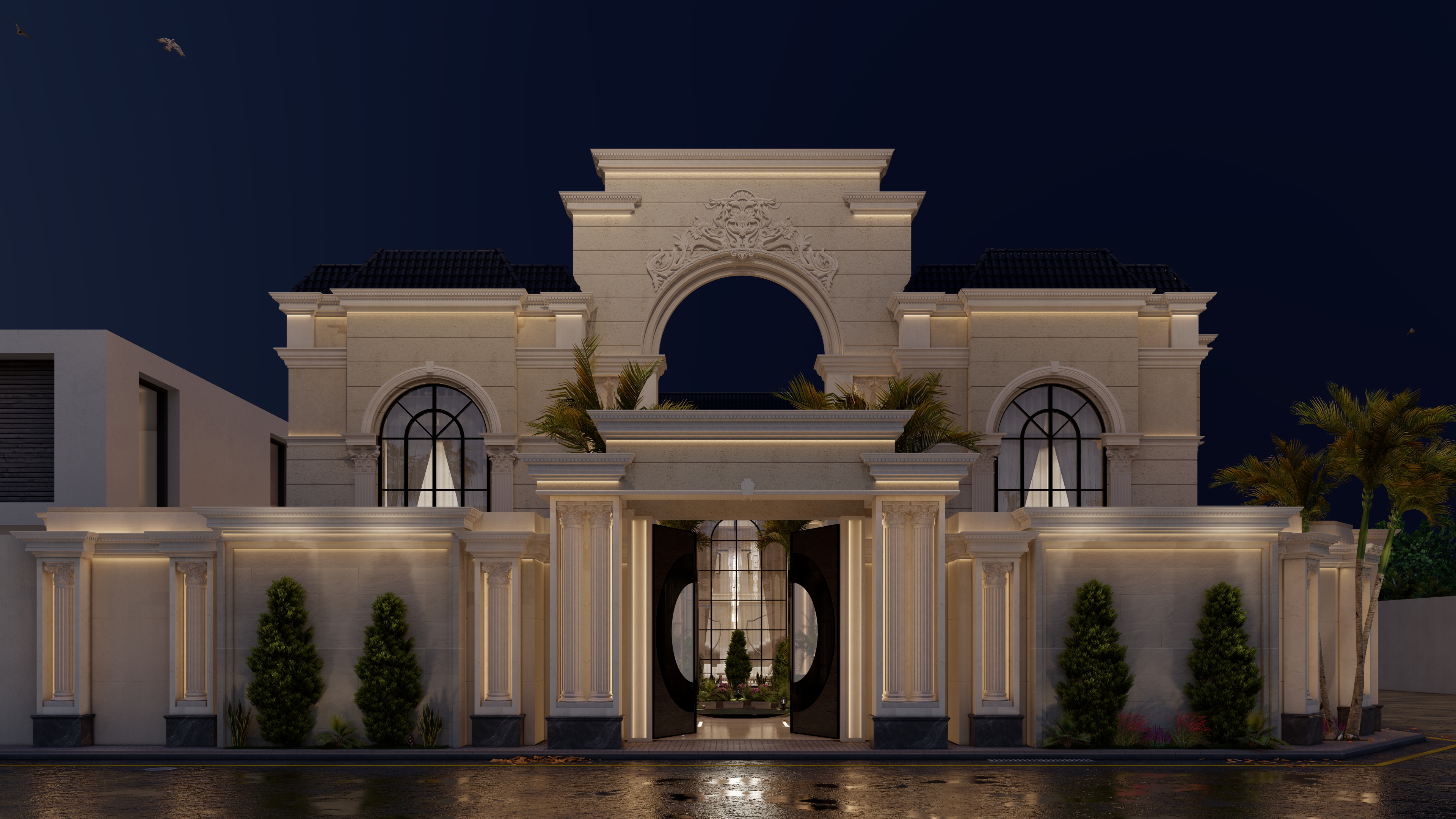 沙特利雅得经典别墅丨沙特阿拉伯利雅得丨Arch. Ahmad alfarra-2