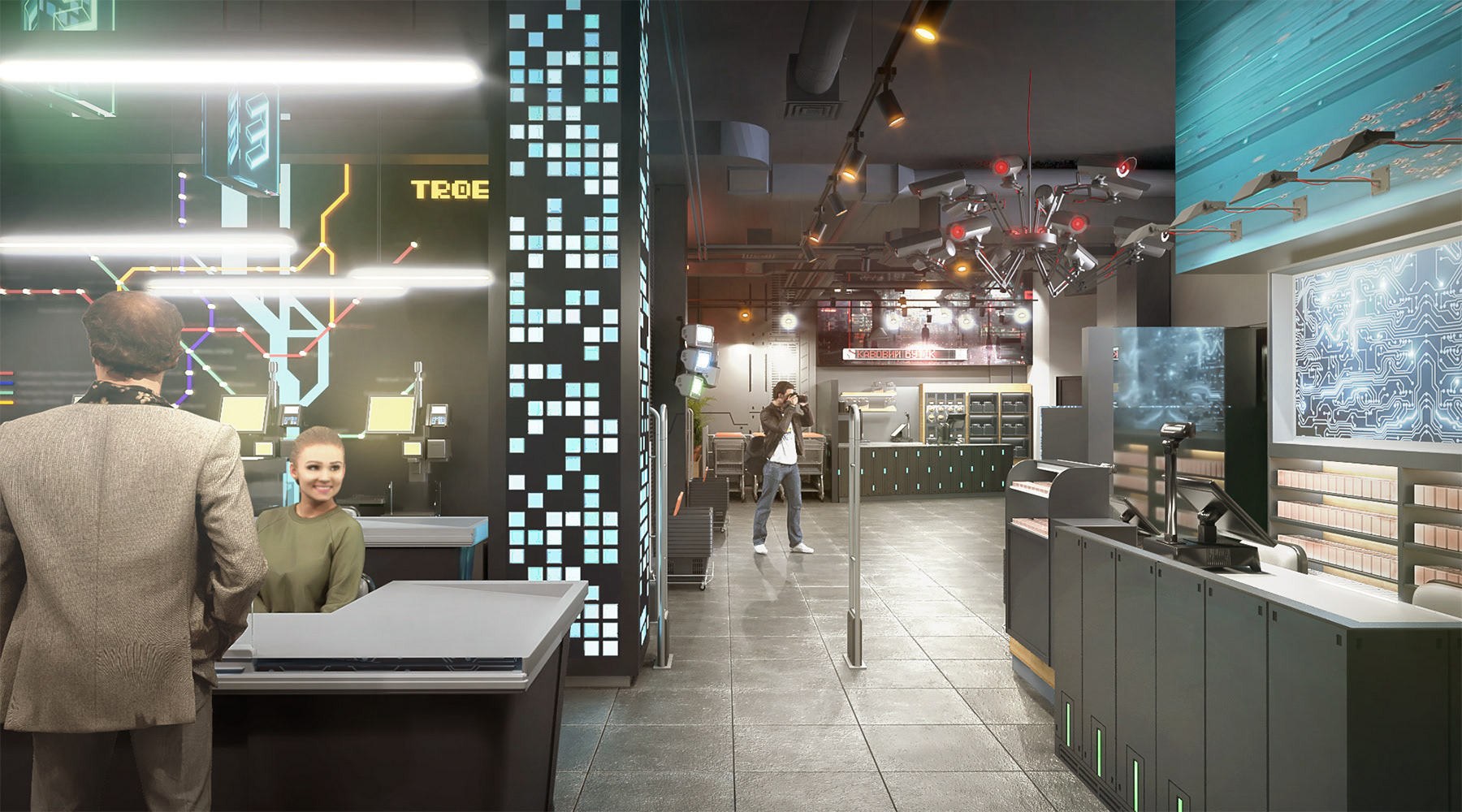 超市希尔波·赛博朋克丨O.S.A.-25