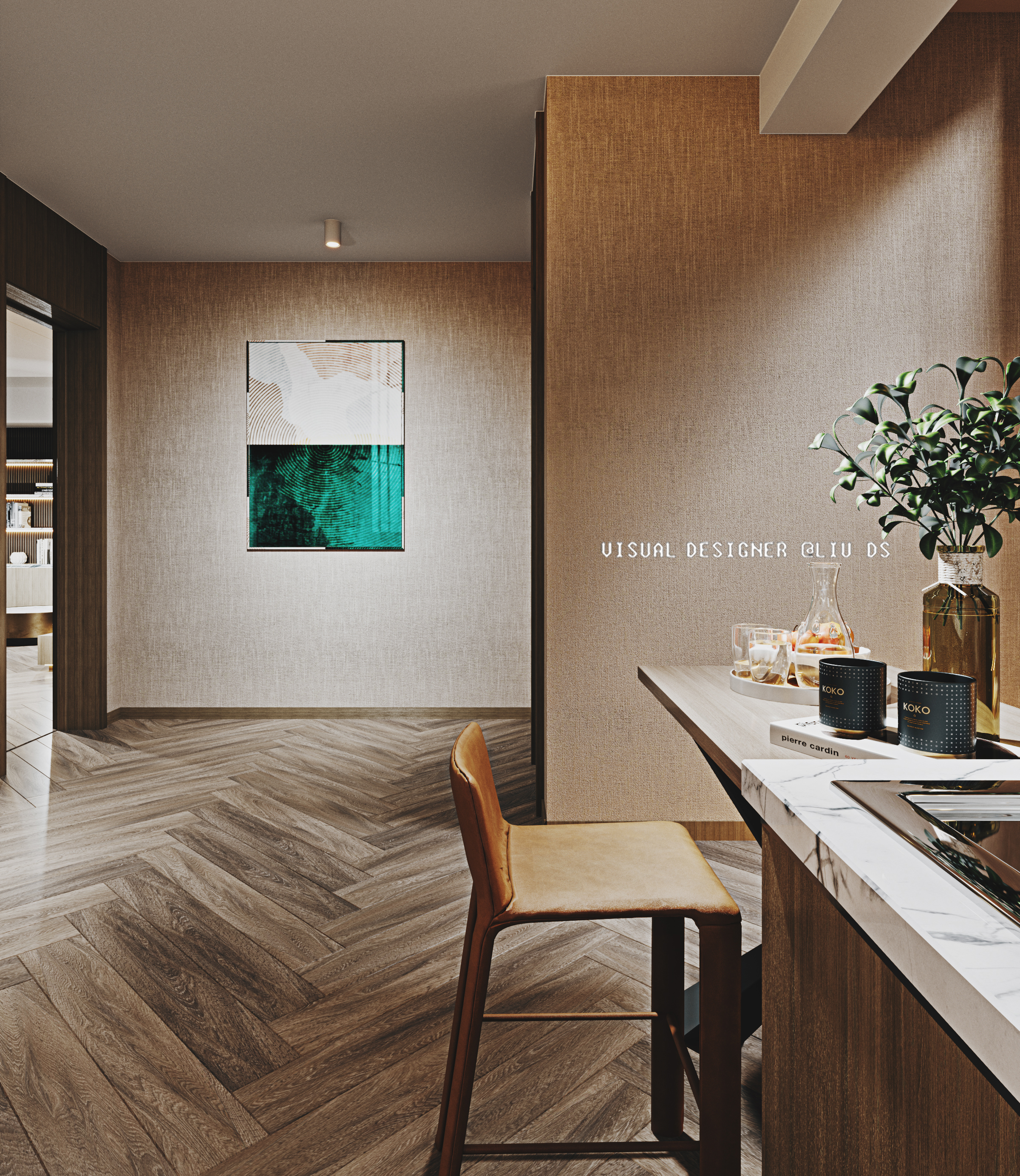 现代轻奢地产样板间，下跃户型设计解析-23