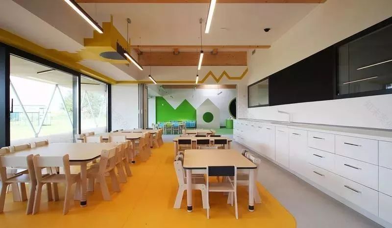 建筑 | 酷!幼儿园H形布局,设计两个庭院-25