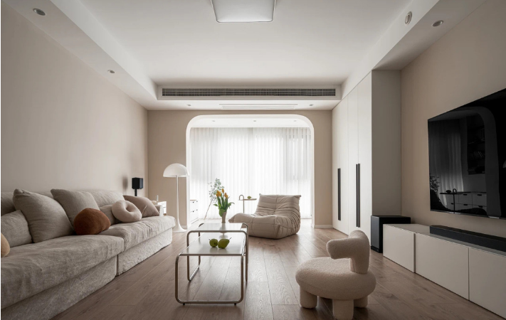 简约奶油风四房两厅设计丨中国成都丨丰立装饰-3