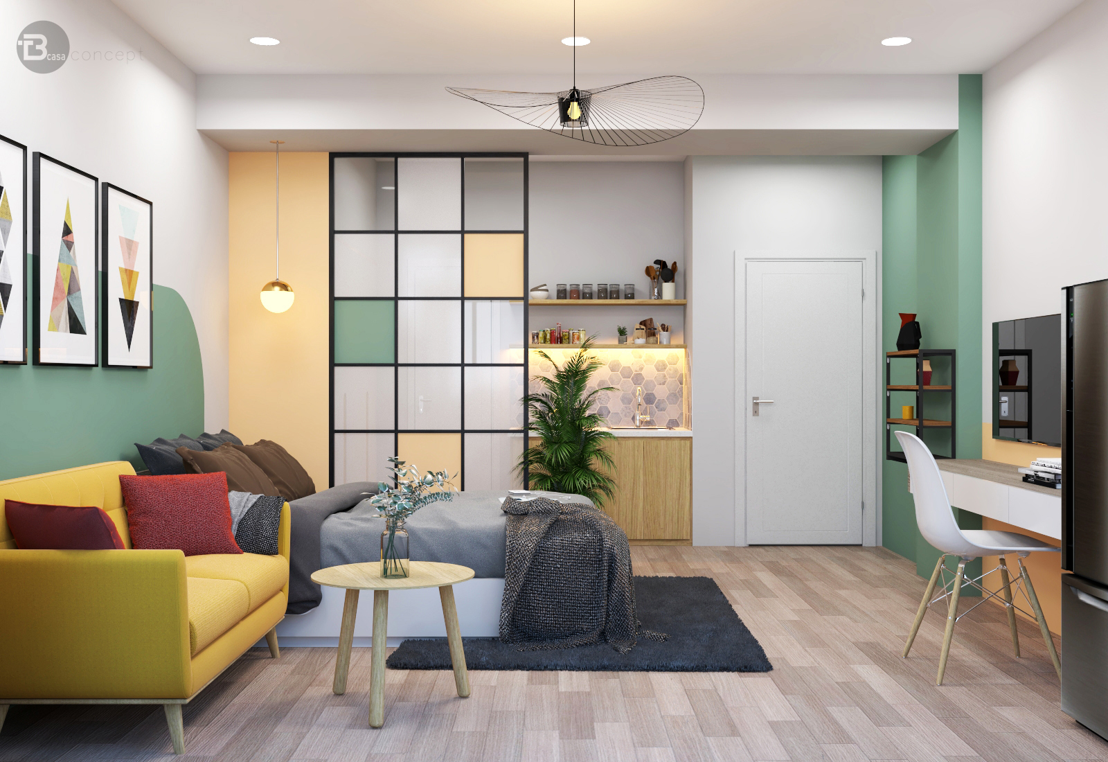 COLOR BLOCK MINI APARTMENT-0