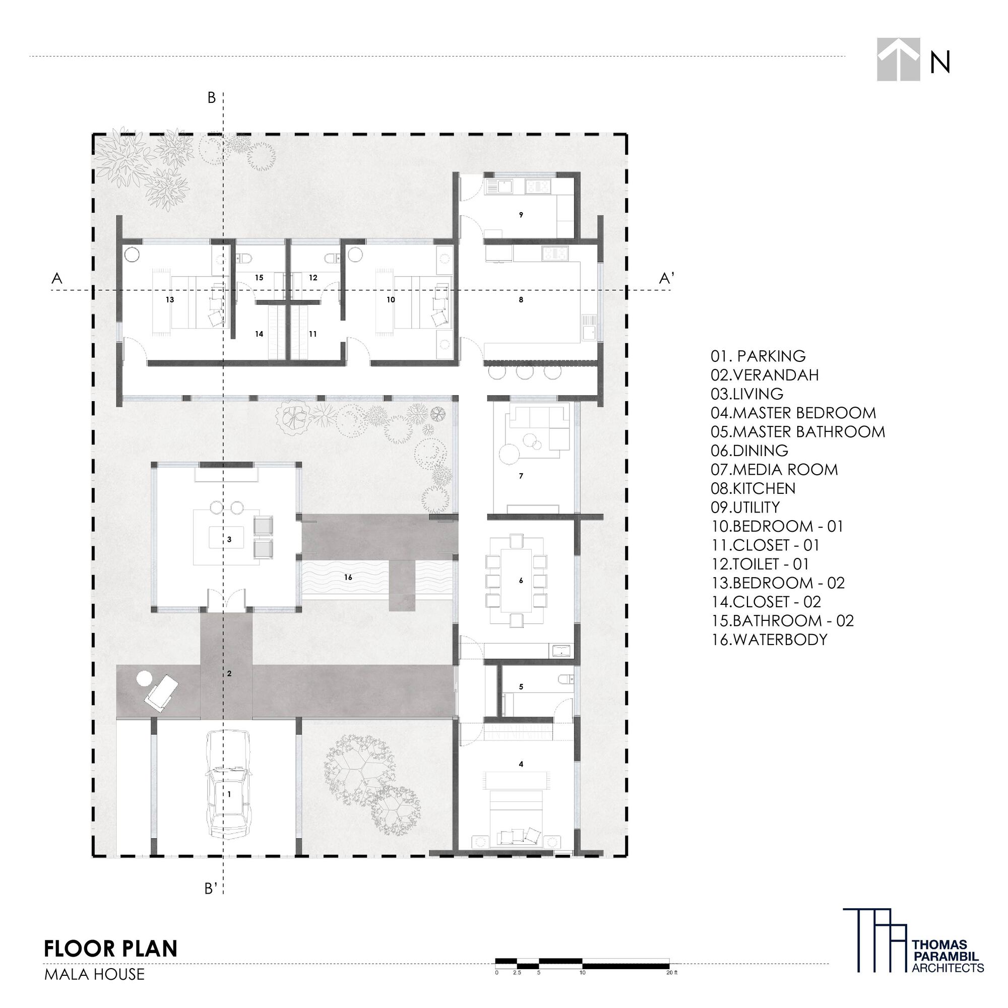 马拉之家丨印度丨Thomas Parambil Architects-12