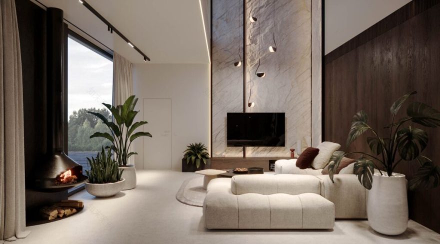 位于斜坡上的MODEKO·STUDIO设计的别墅室内项目丨MODEKO.STUDIO(Paweł Łęczycki)-2