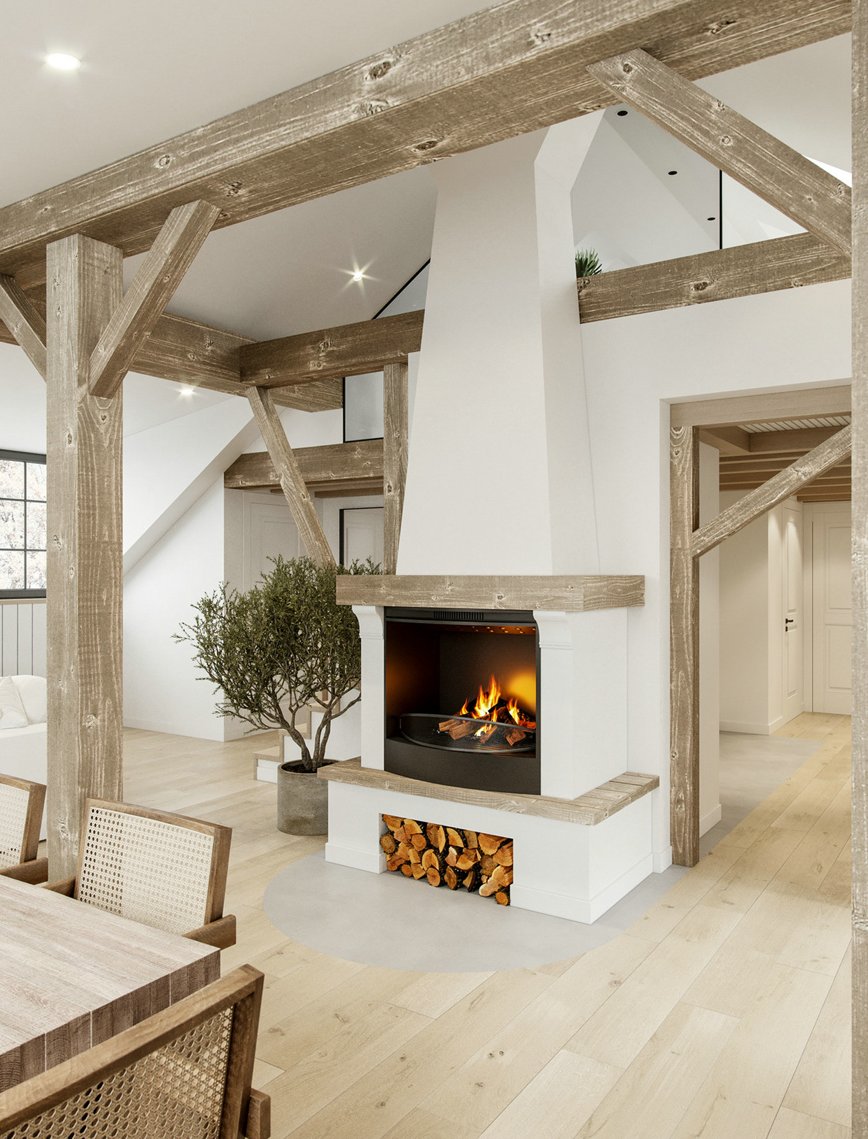 原木风公寓设计 用自然元素打造温暖舒适的空间-10