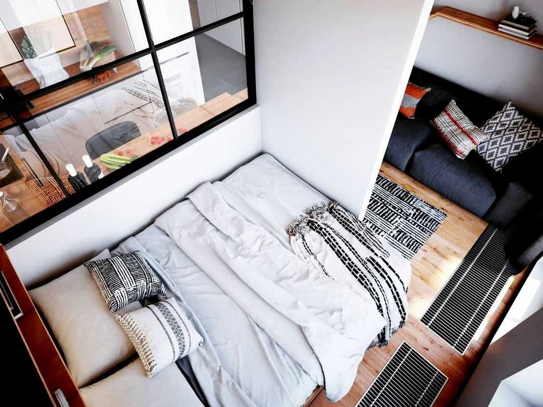 Маленькие Квартиры студии до 30 м2 (7 проектов) - Фото и планировка-246