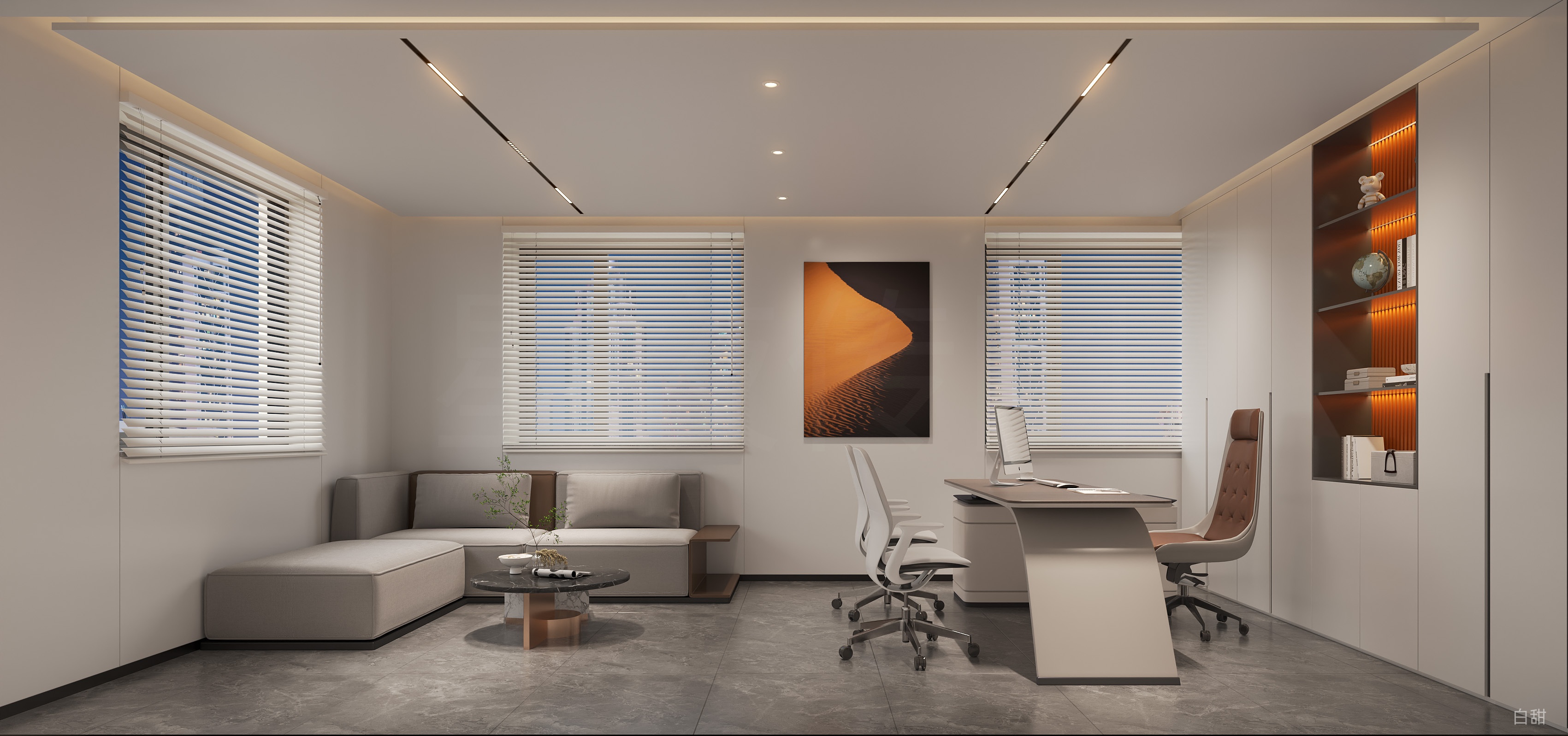 公装·效果 | 现代简约，重塑办公空间新格调！-6