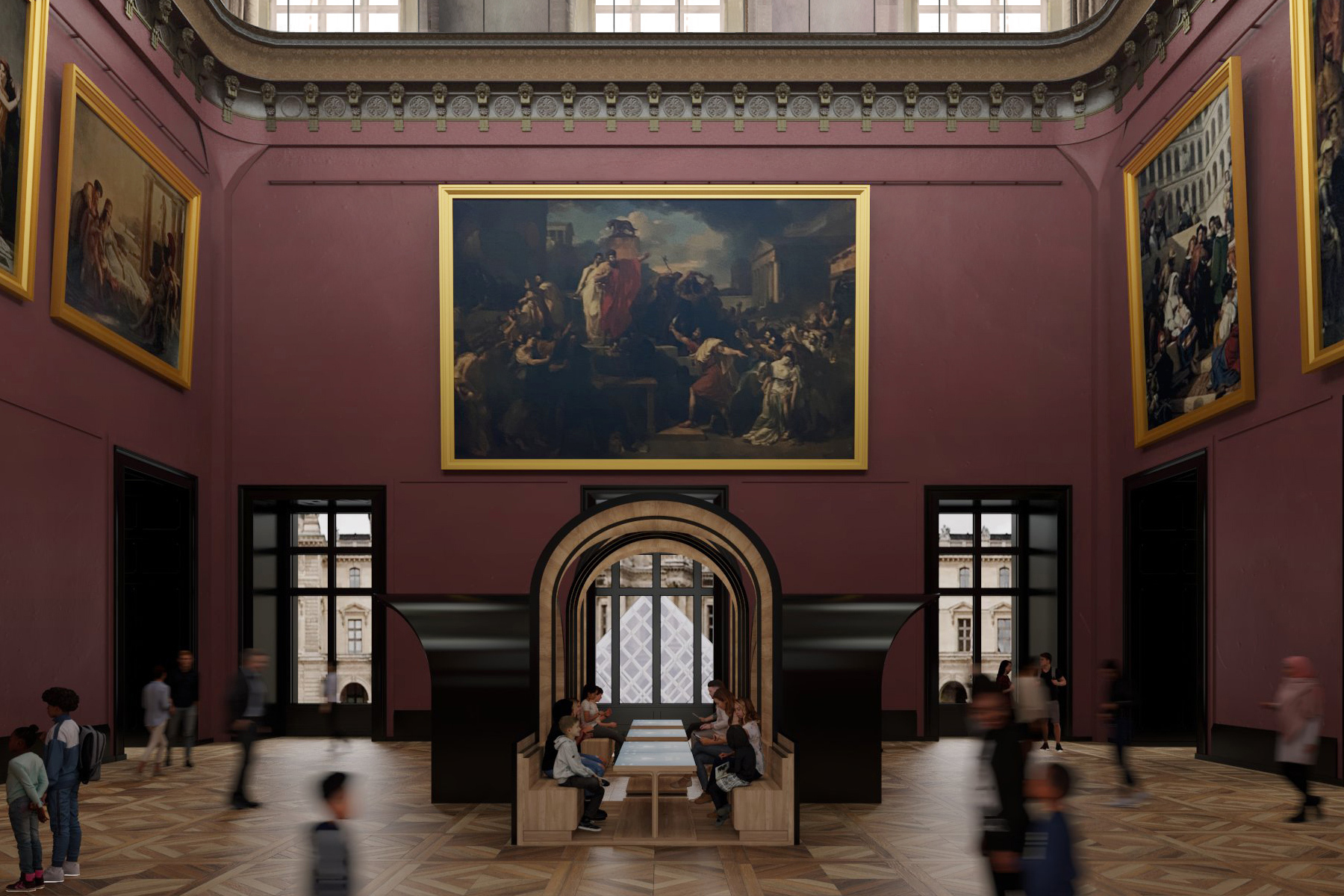 卢浮宫展馆丨法国巴黎丨Studio Malka Architecture-6