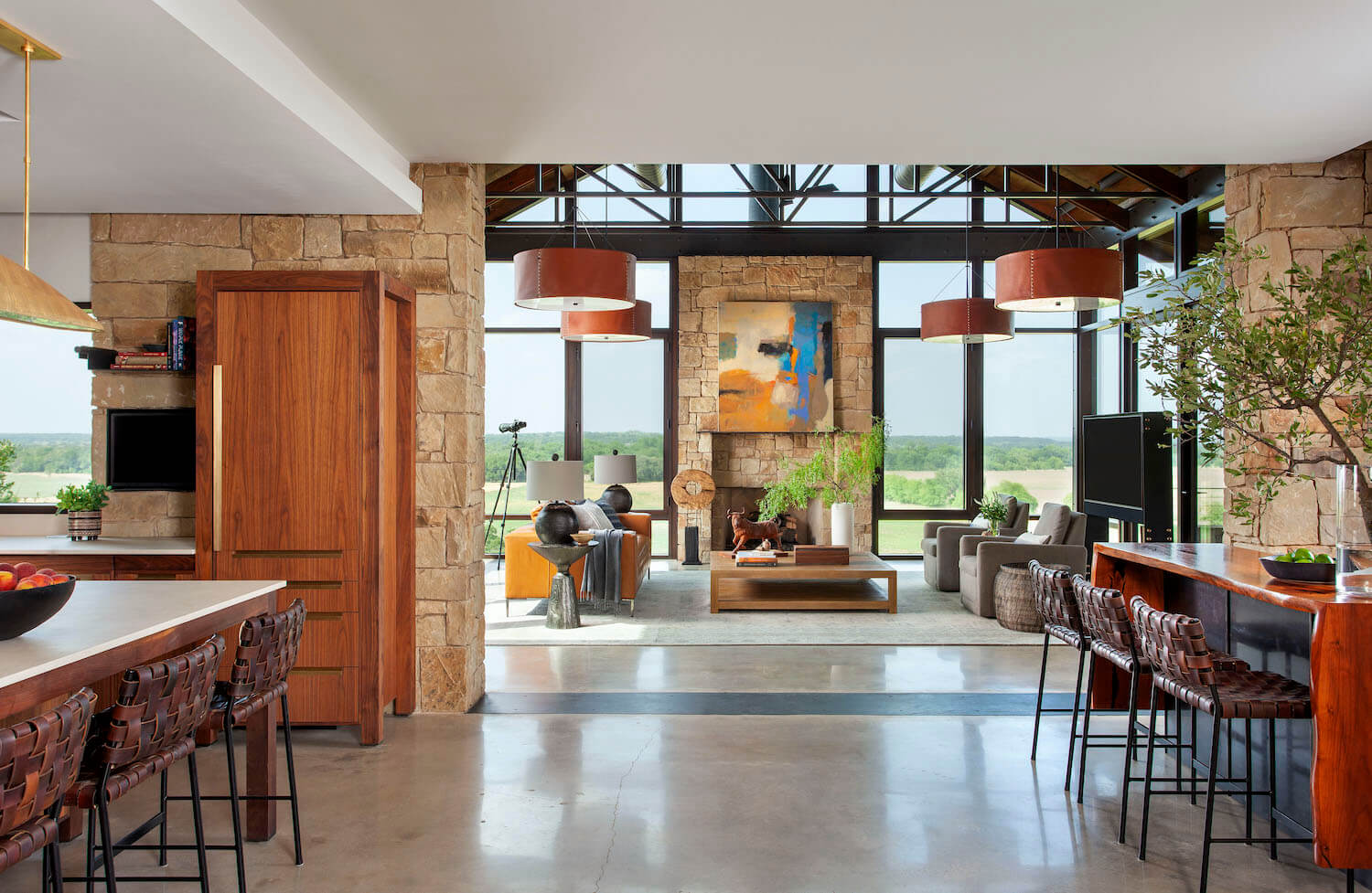 德克萨斯牧场住宅设计 功能性的牧场美学                     -9