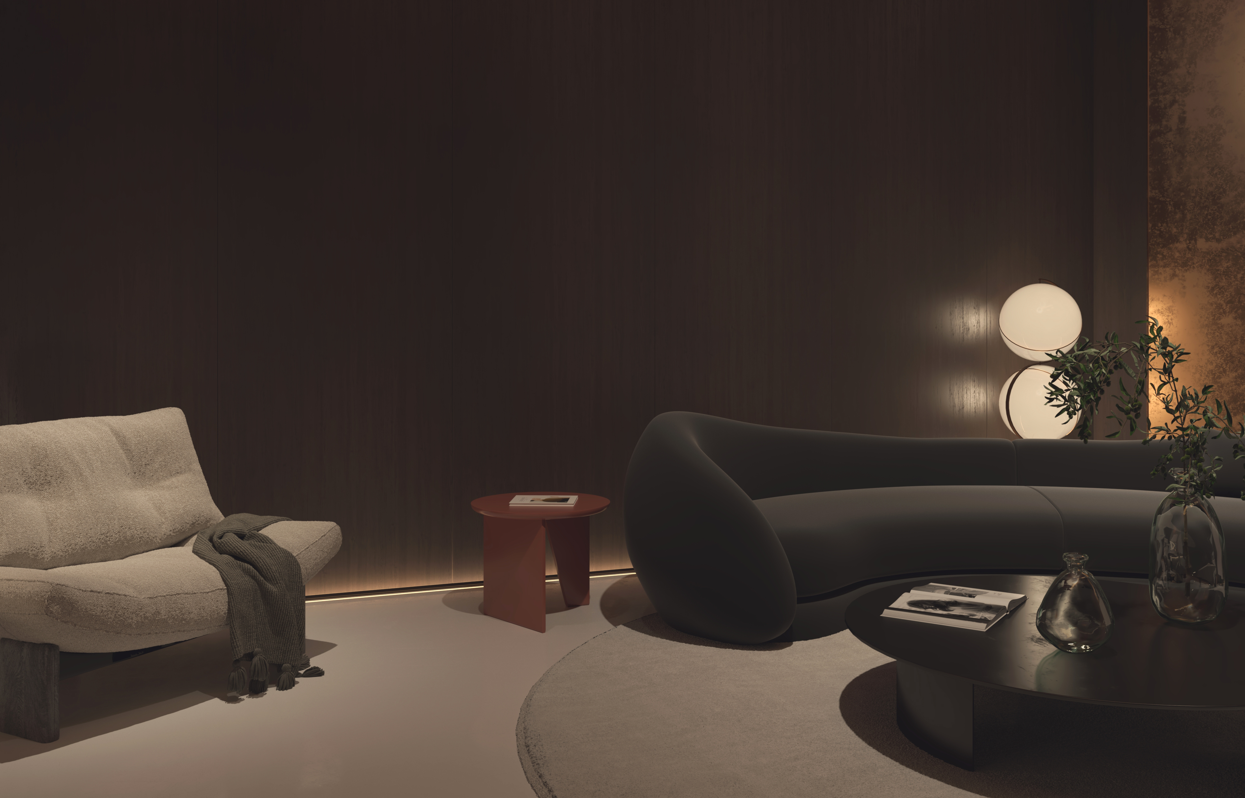 近期渲染，家庭影院效果图-3