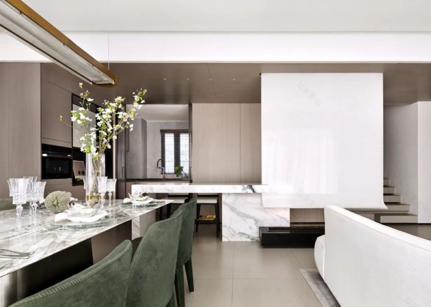 昆明中海云麓九里上下叠样板间丨中国昆明丨成都李益中空间设计-63