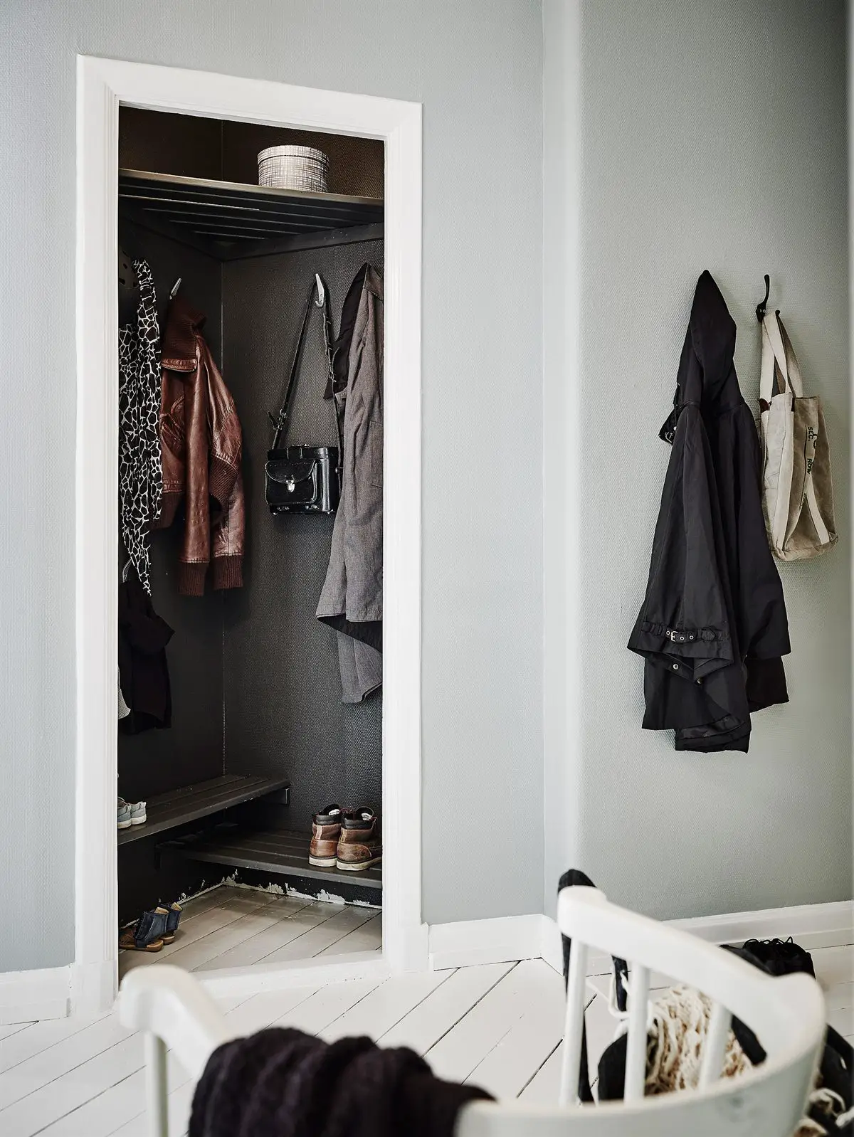 瑞典 88m²公寓 | 灰蓝交融的温馨 Scandinavian 风-24