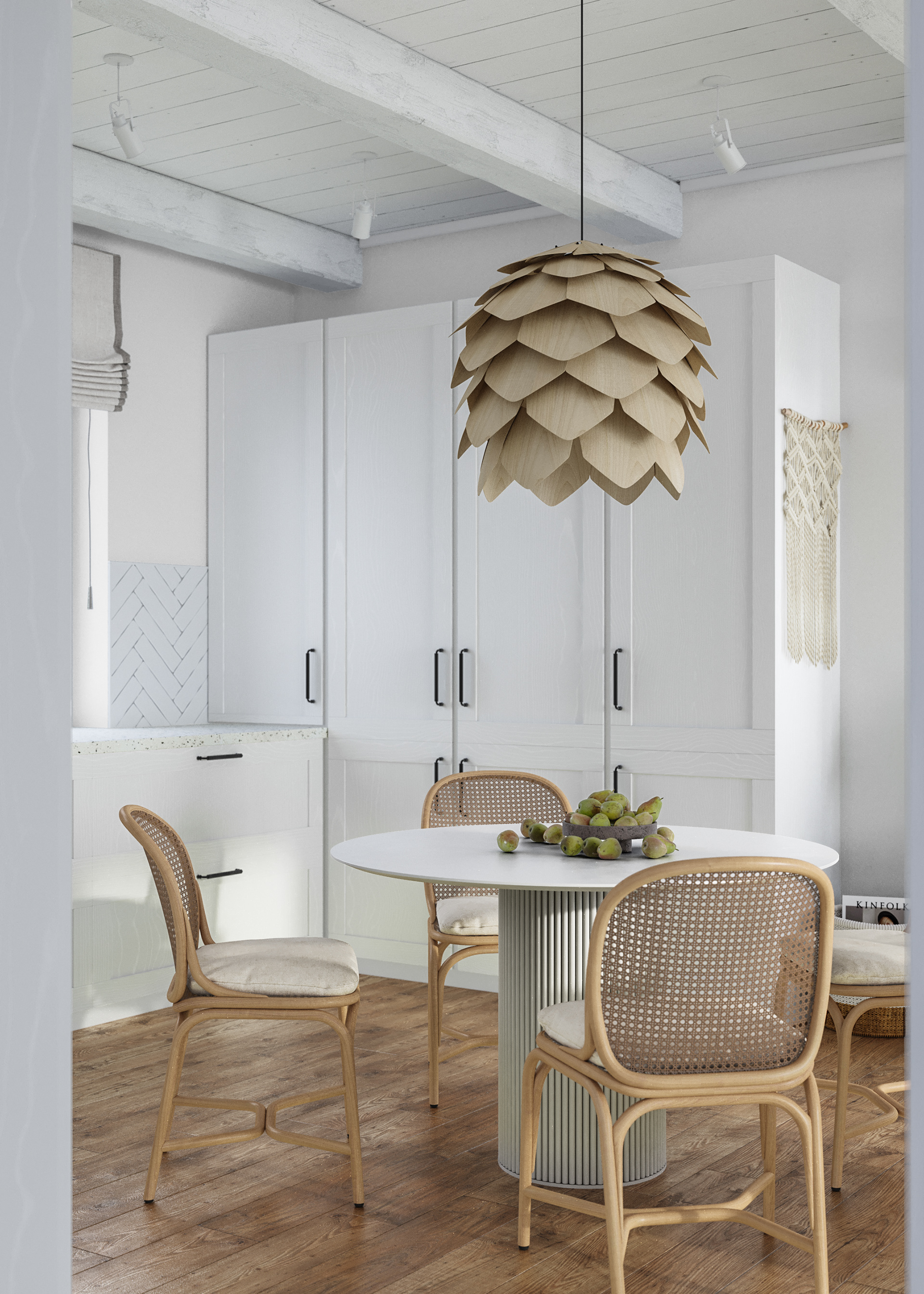 Guryevskaya Sloboda 村 3 号住宅室内设计丨Sergey Kachalov-12