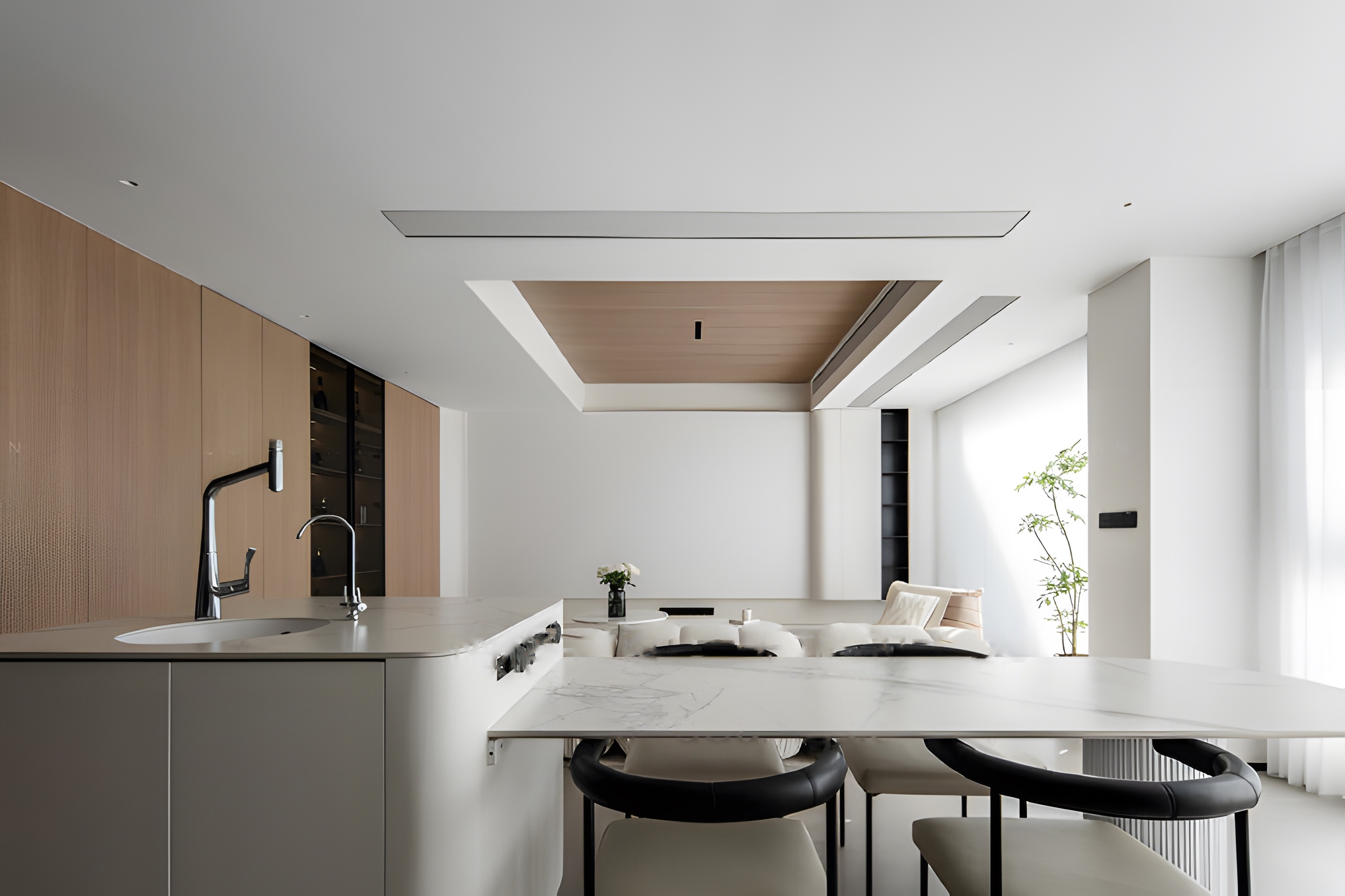 品味宁静理想三旬混搭平层设计丨MYDesign-5