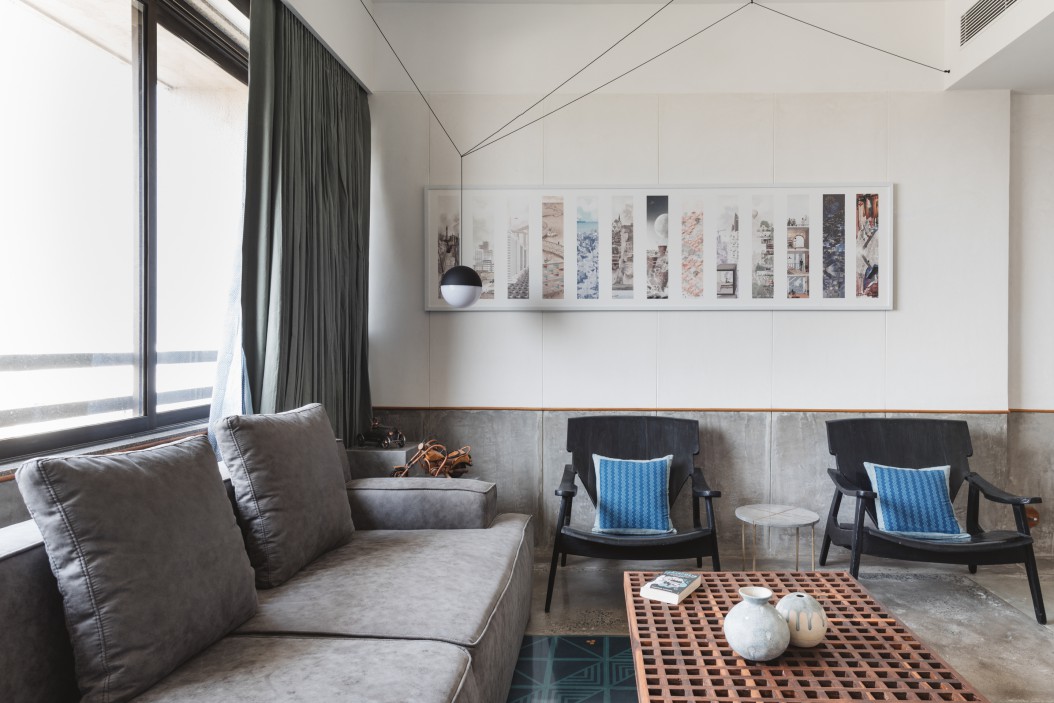 67㎡印度设计师“未完成”的私宅  Saransh-21