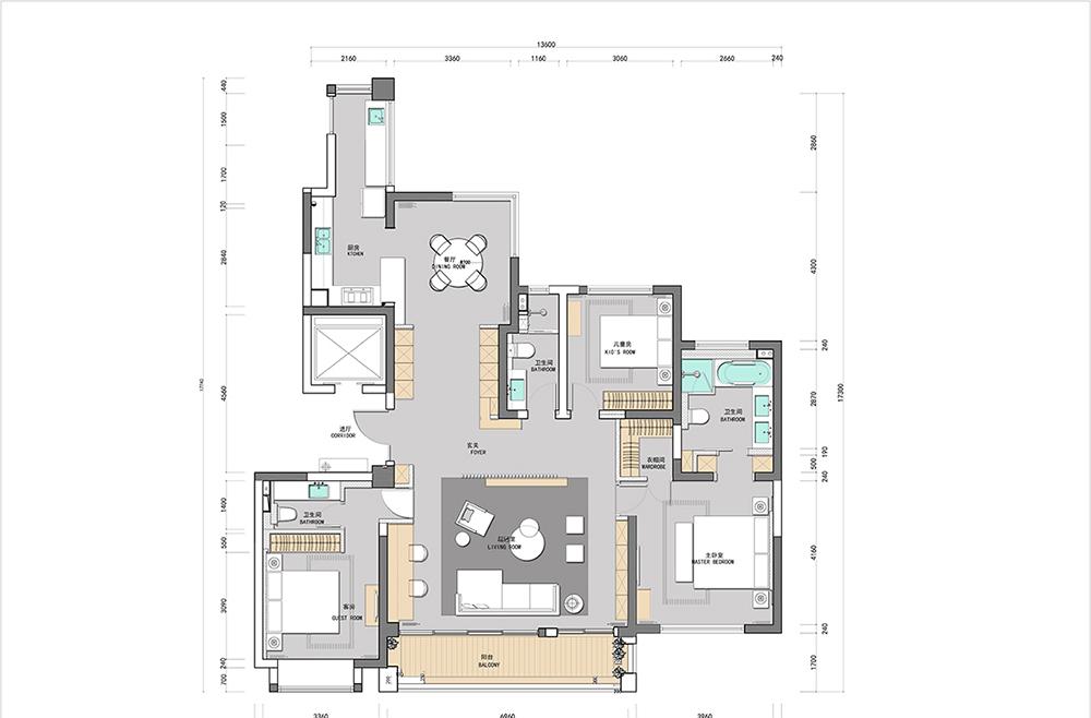 鸿鹄设计上海 | 平层 | 平凡之路-2