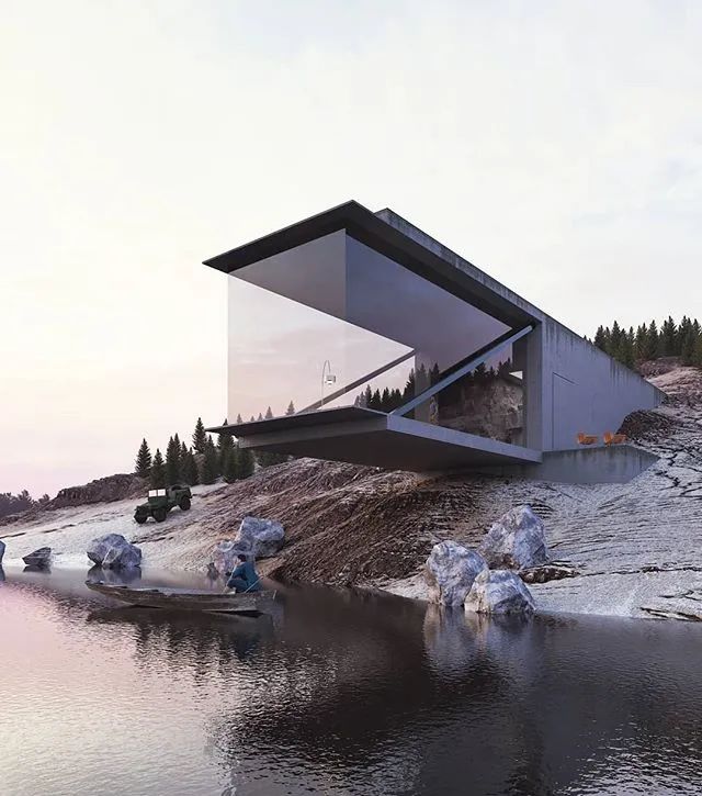 暗黑别墅的神秘魅力,大师 Reza Mohtashami 的现代设计艺术-44