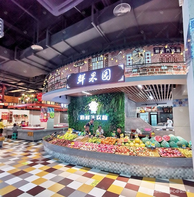 1000平米购物空间(农贸市场)装修案例-29