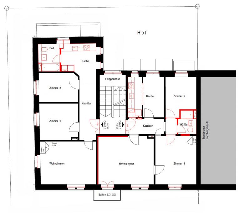 多户住宅整体翻新丨瑞士丨Felix Huber Architekten-10