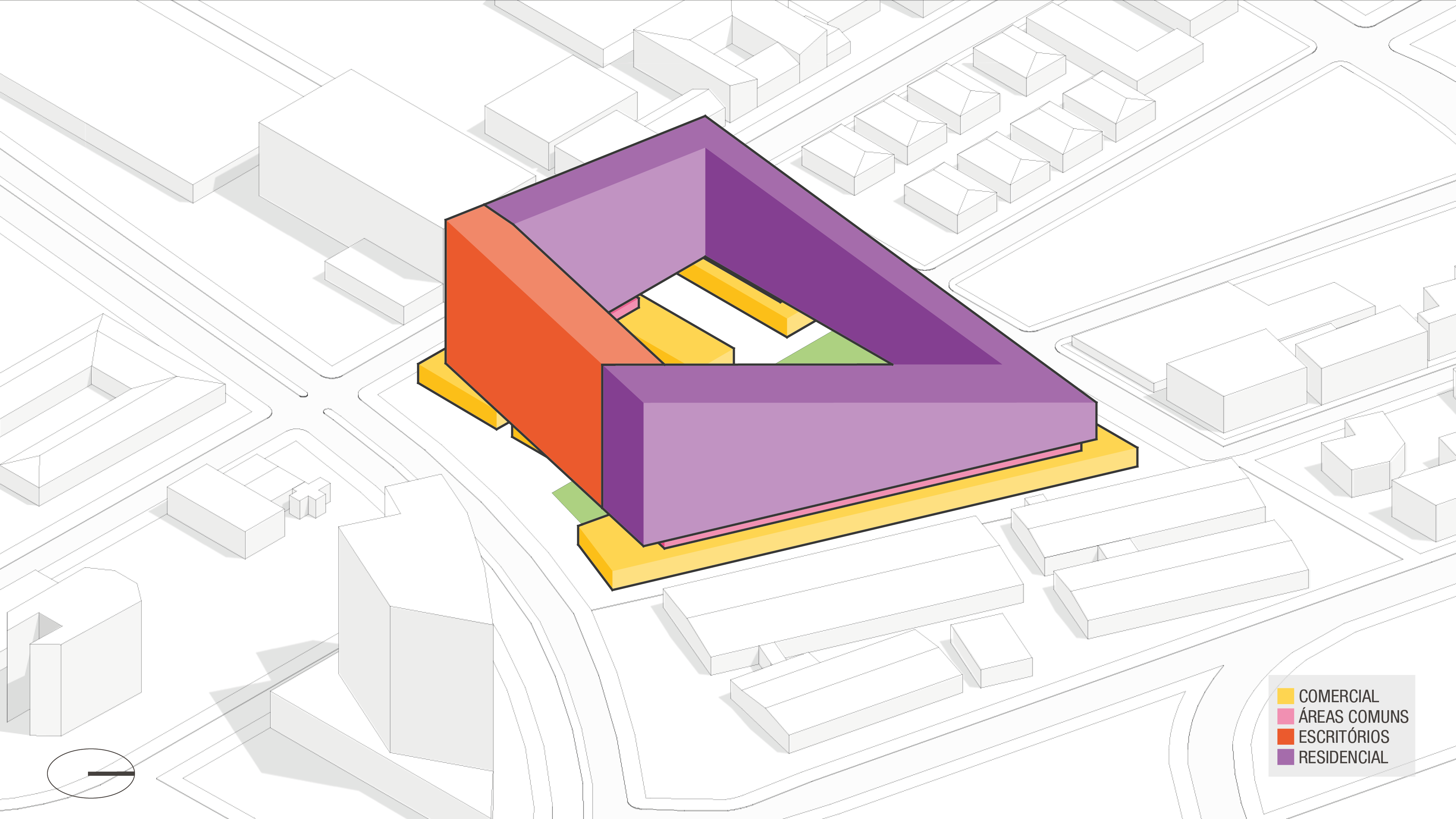 巴西 OSPA 商业住宅综合体概念设计-37