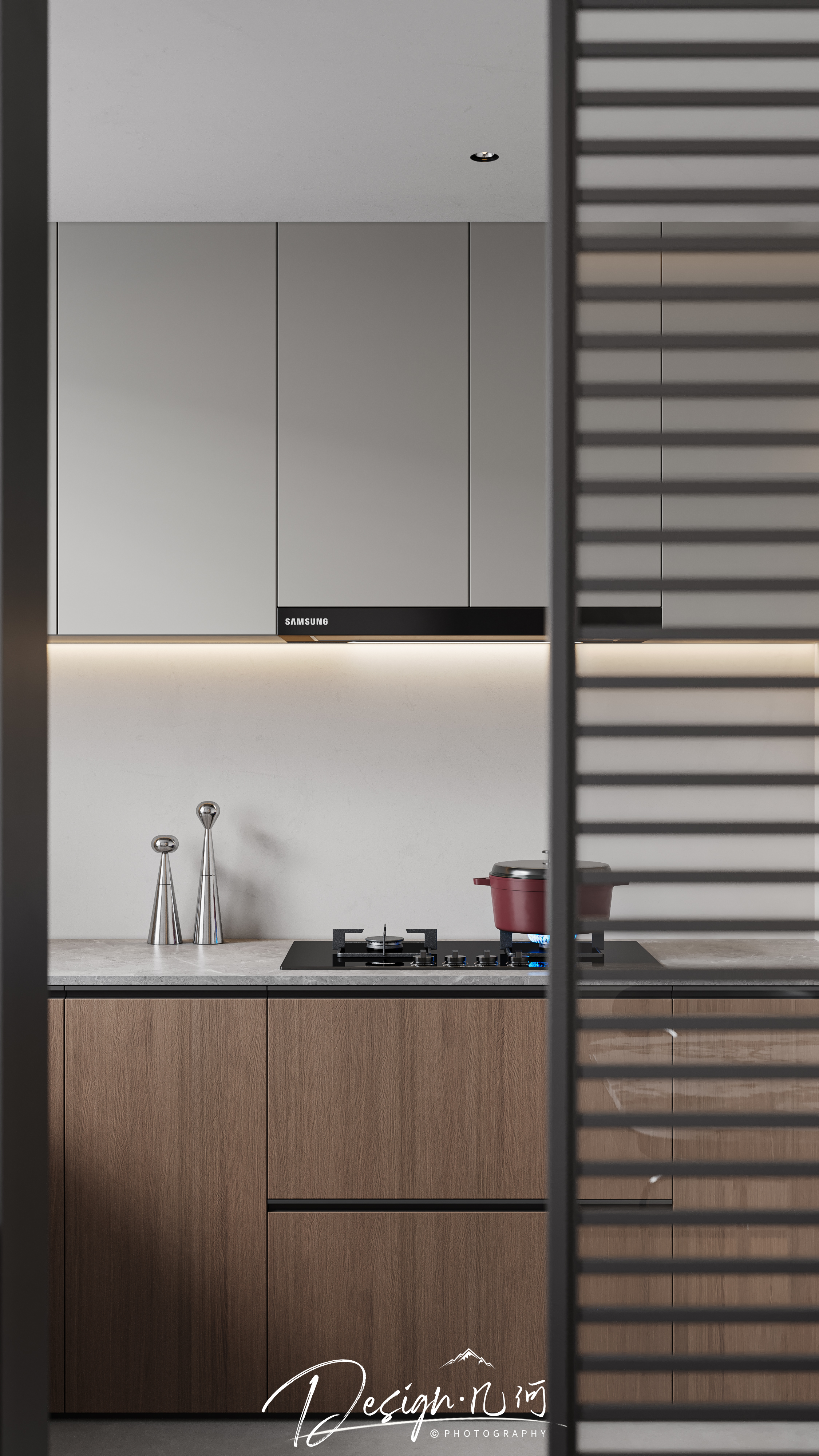 几何空间视觉表现 | 星海国际现代客餐厅（日景）-24