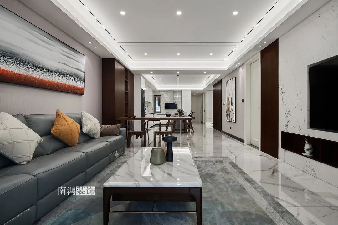 胡桃木风情 · 现代风格三室两厅设计丨浙江南鸿装饰-33
