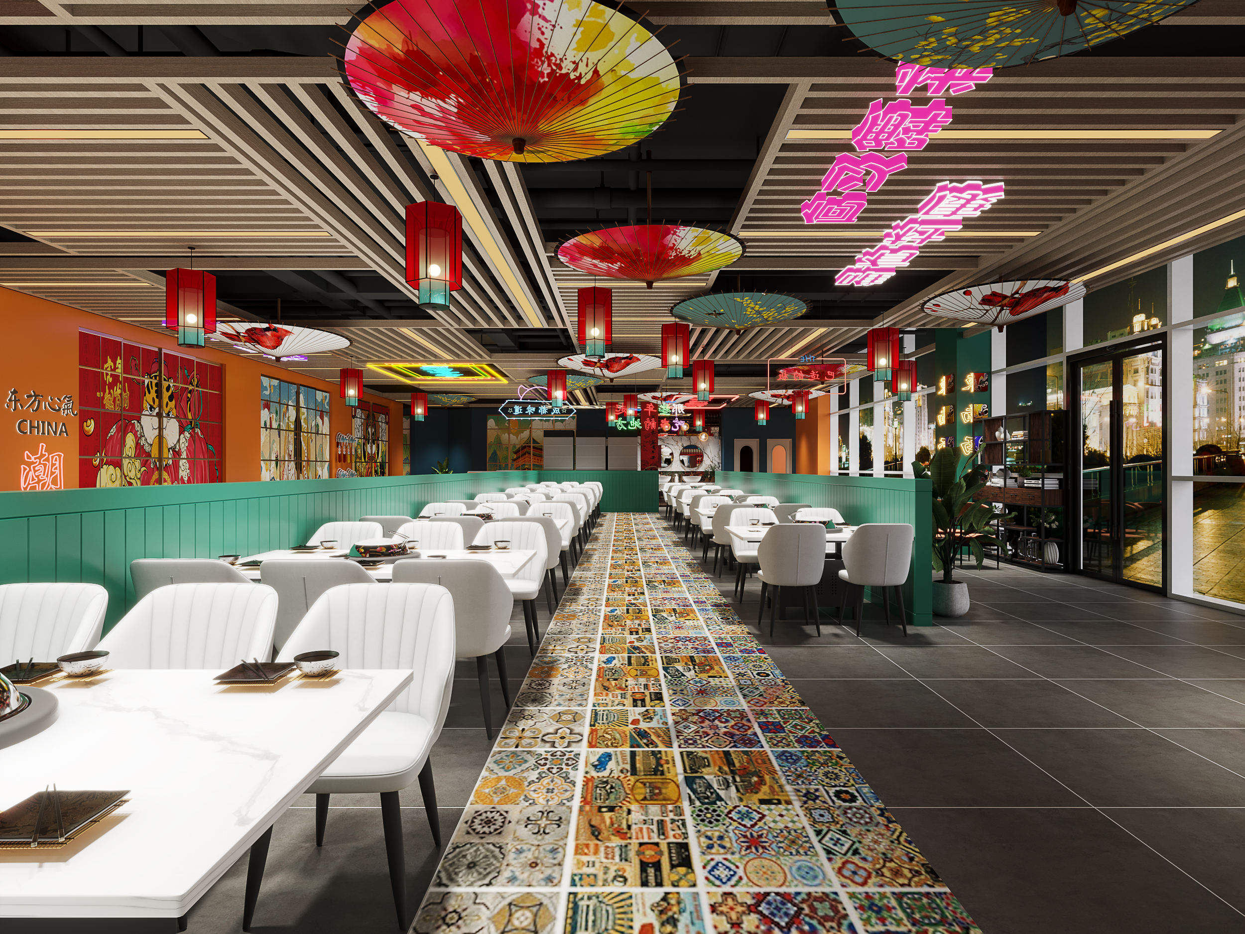 特色工装火锅店-7