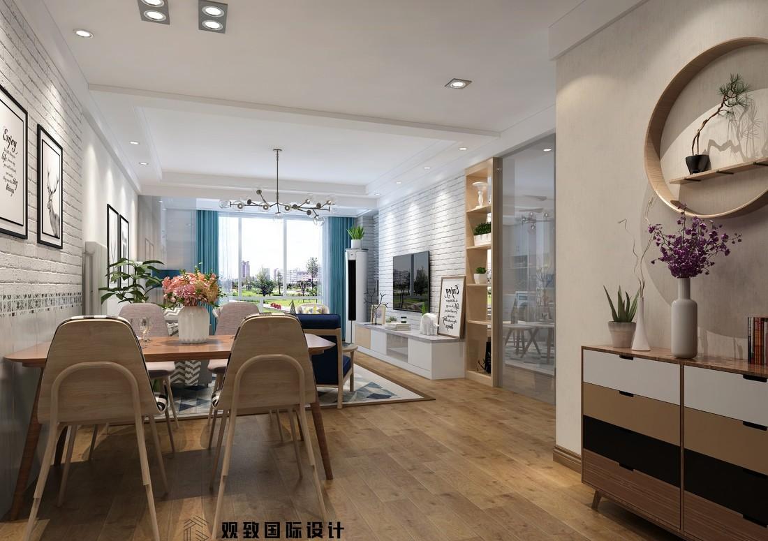 淮安中南世纪锦城 北欧风小户型设计-3