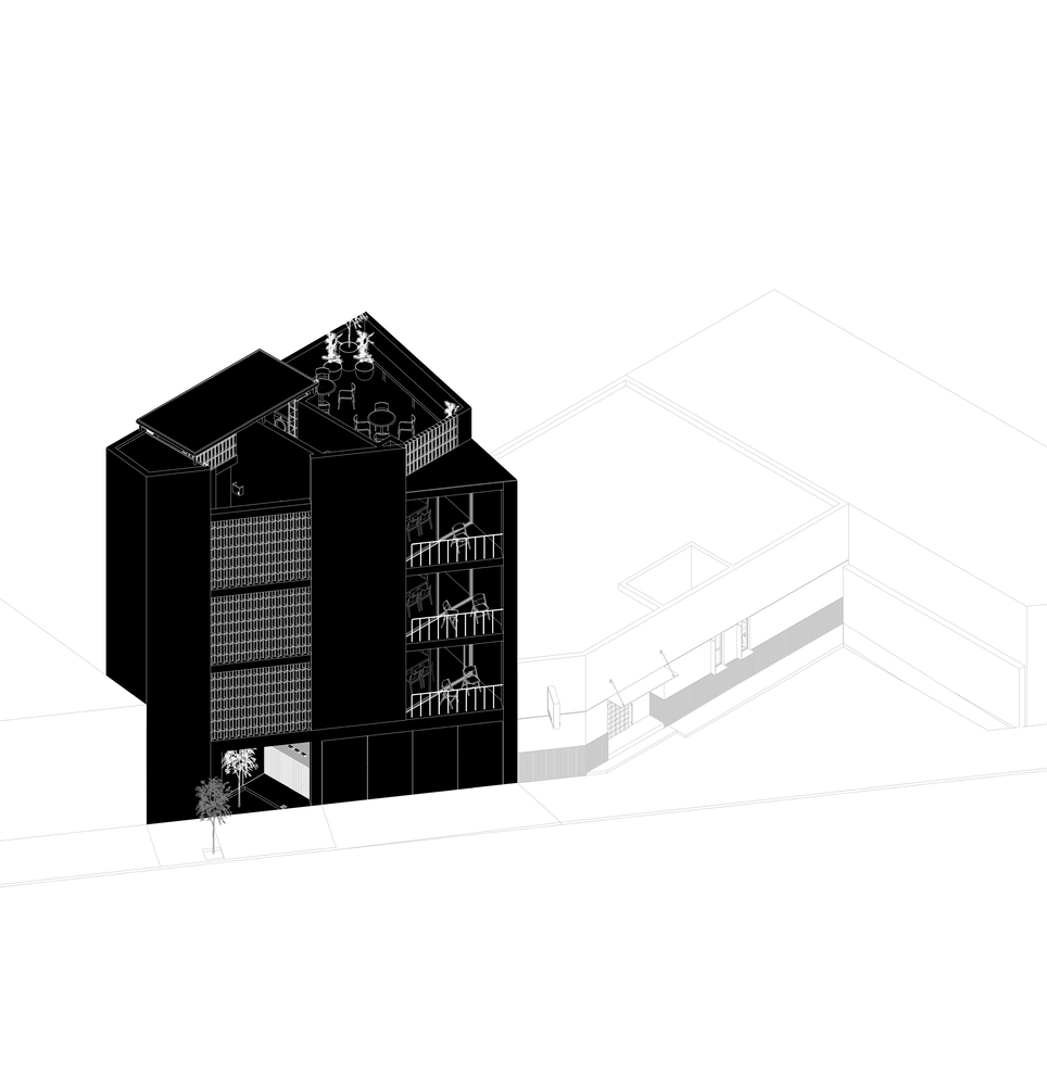 墨西哥佩雷达·韩工作室“走廊建筑”多功能空间设计-35