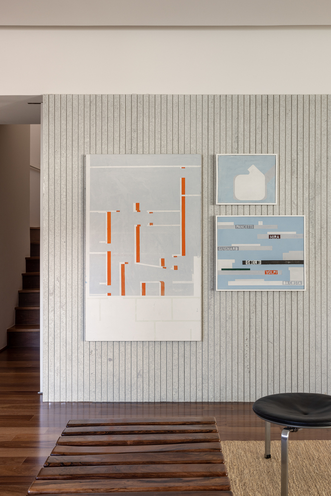 巴西圣保罗金属网格连接两座住宅设计丨TODOS Arquitetura-35