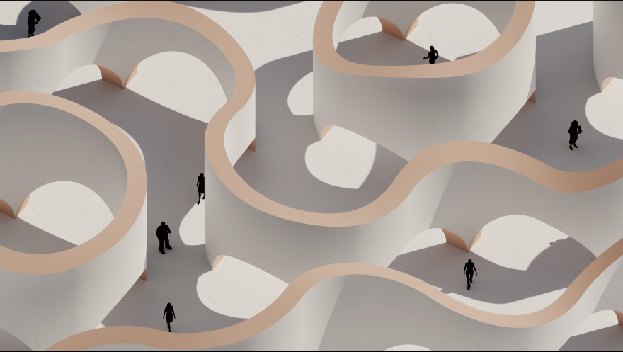 Truchet Pattern Pavilion Rhino Grasshopper-0