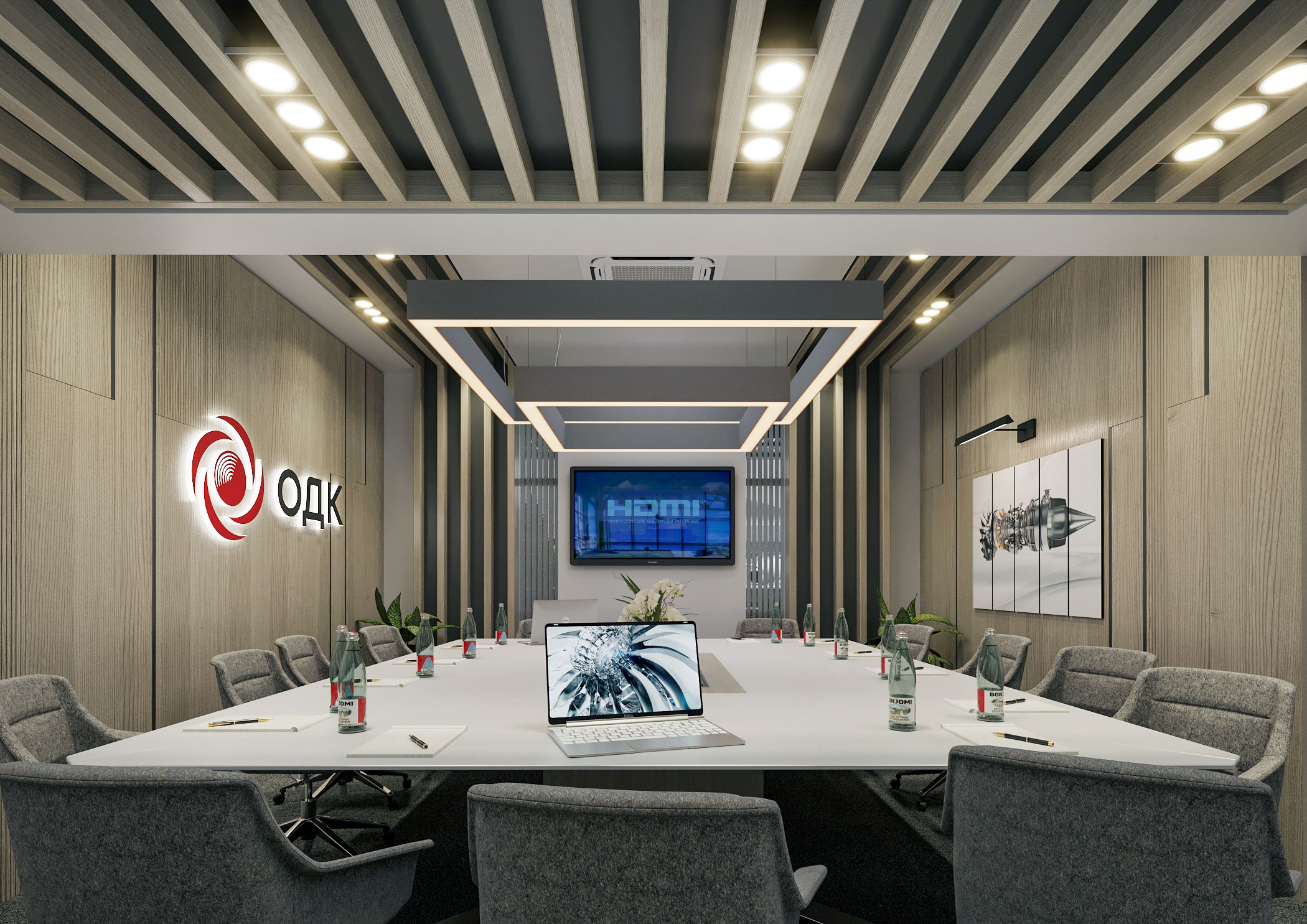 Интерьеры в шале для компании ОДК-2