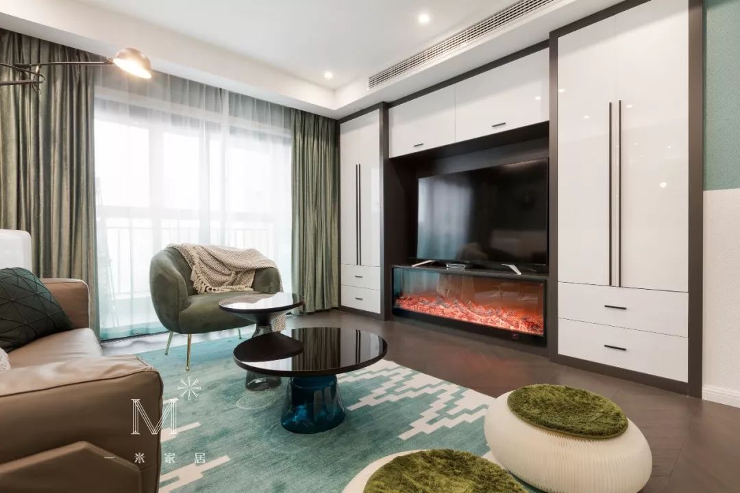 90m²现代北欧小三房，打造小怪兽主题趣味儿童房-65