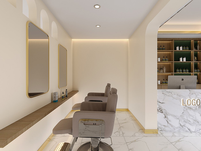 美容院设计效果图赏析丨中国郑州丨郑州美容院装修公司-5