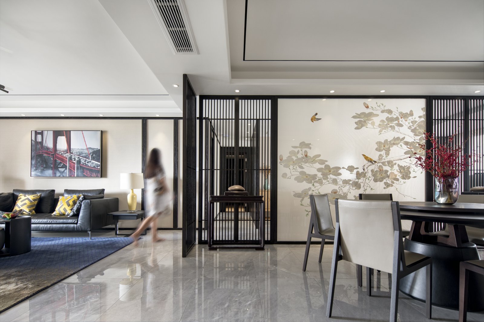 焕烂庭中——慈溪金地鸿悦私邸  HBD力天设计-6