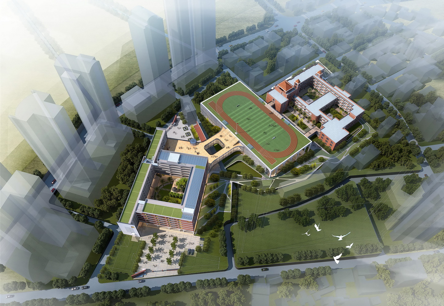 厦门市实验小学SU模型-9