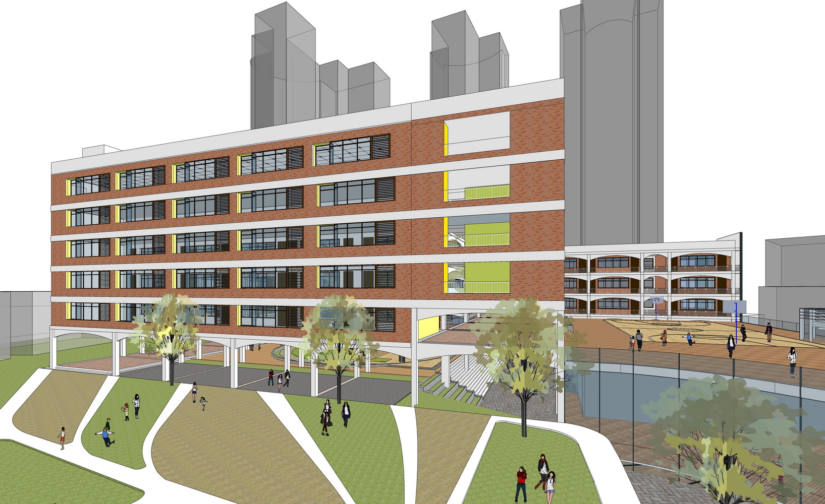 厦门市实验小学SU模型-5