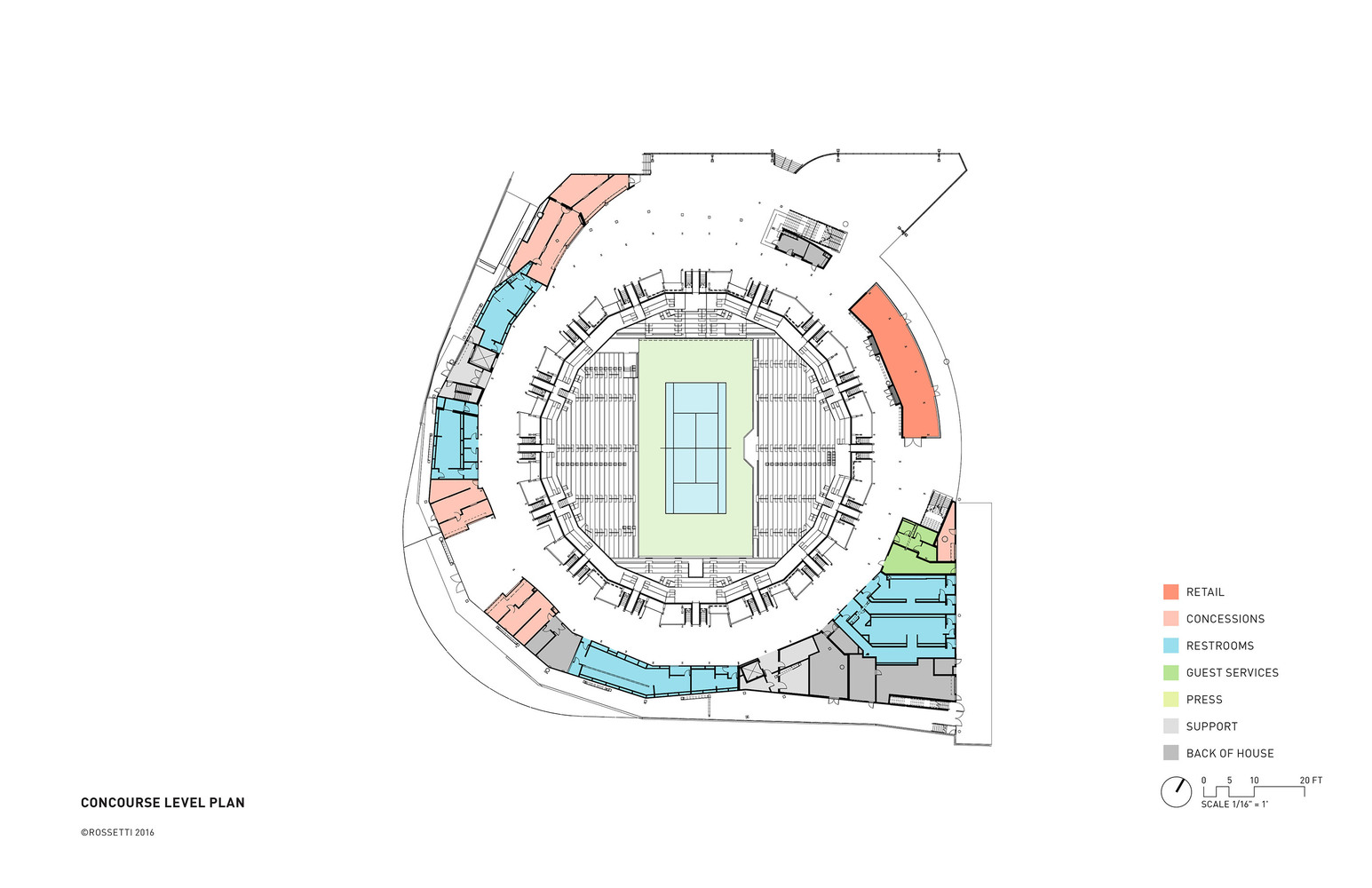 Grandstand Stadium 室内设计亮点与评价-30