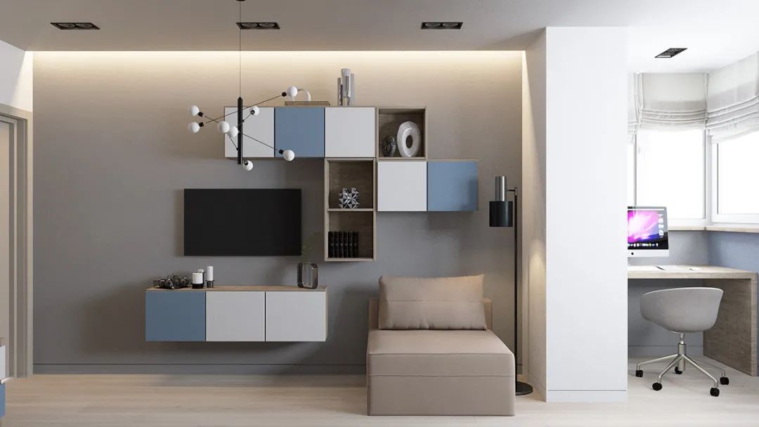 现代简约风的木质公寓丨Taras Belik-30