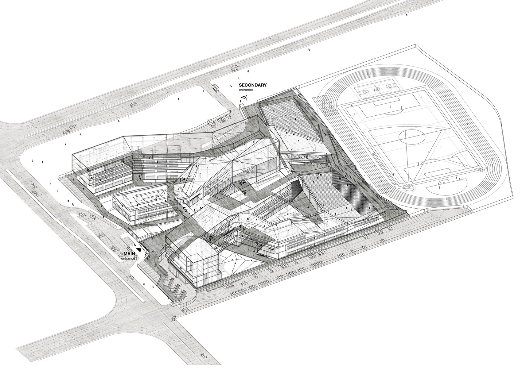 上海德法学校 / 临界工作室 + 蔺科-33