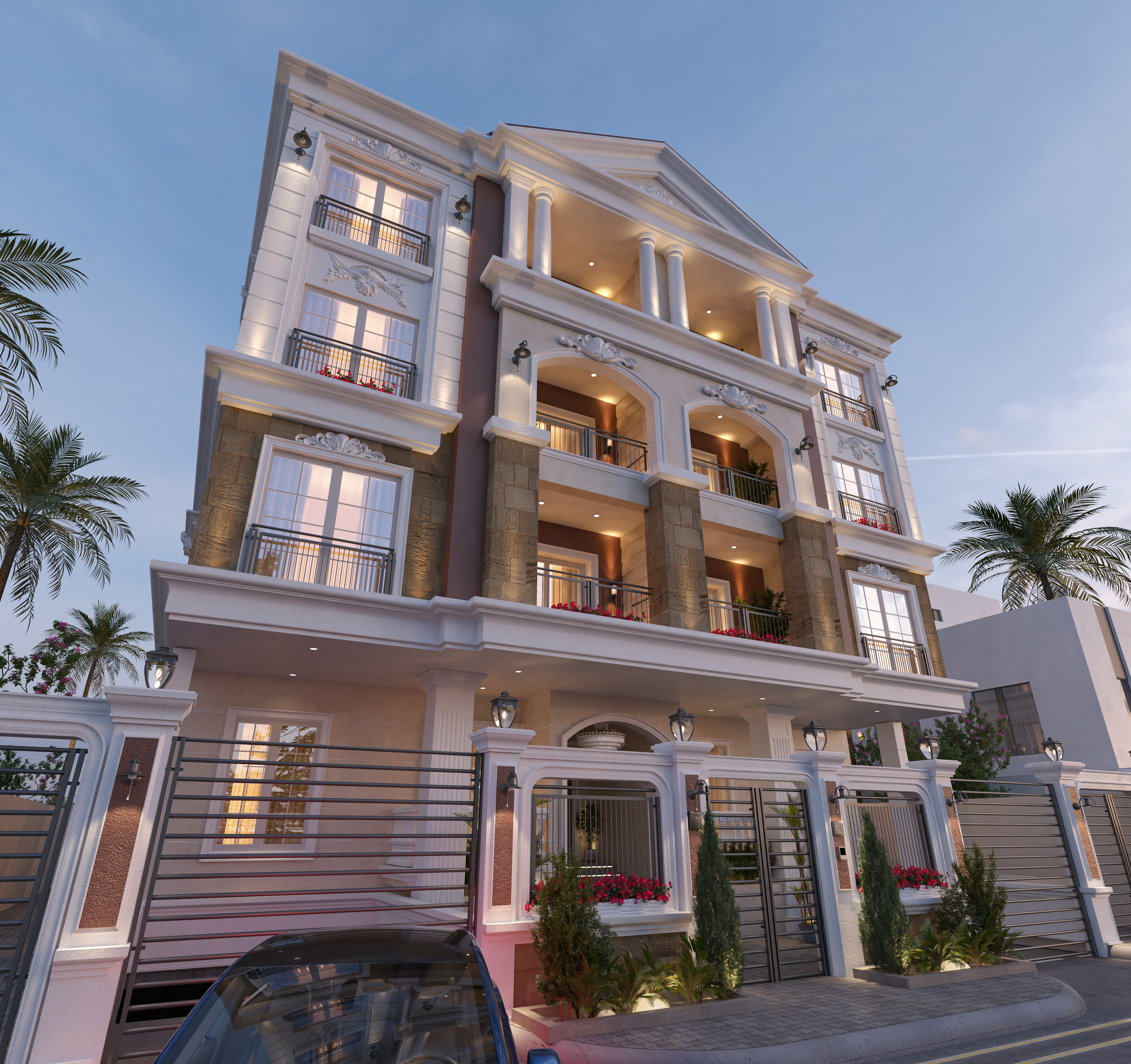 新古典主义立面 - 埃及风格丨埃及-6