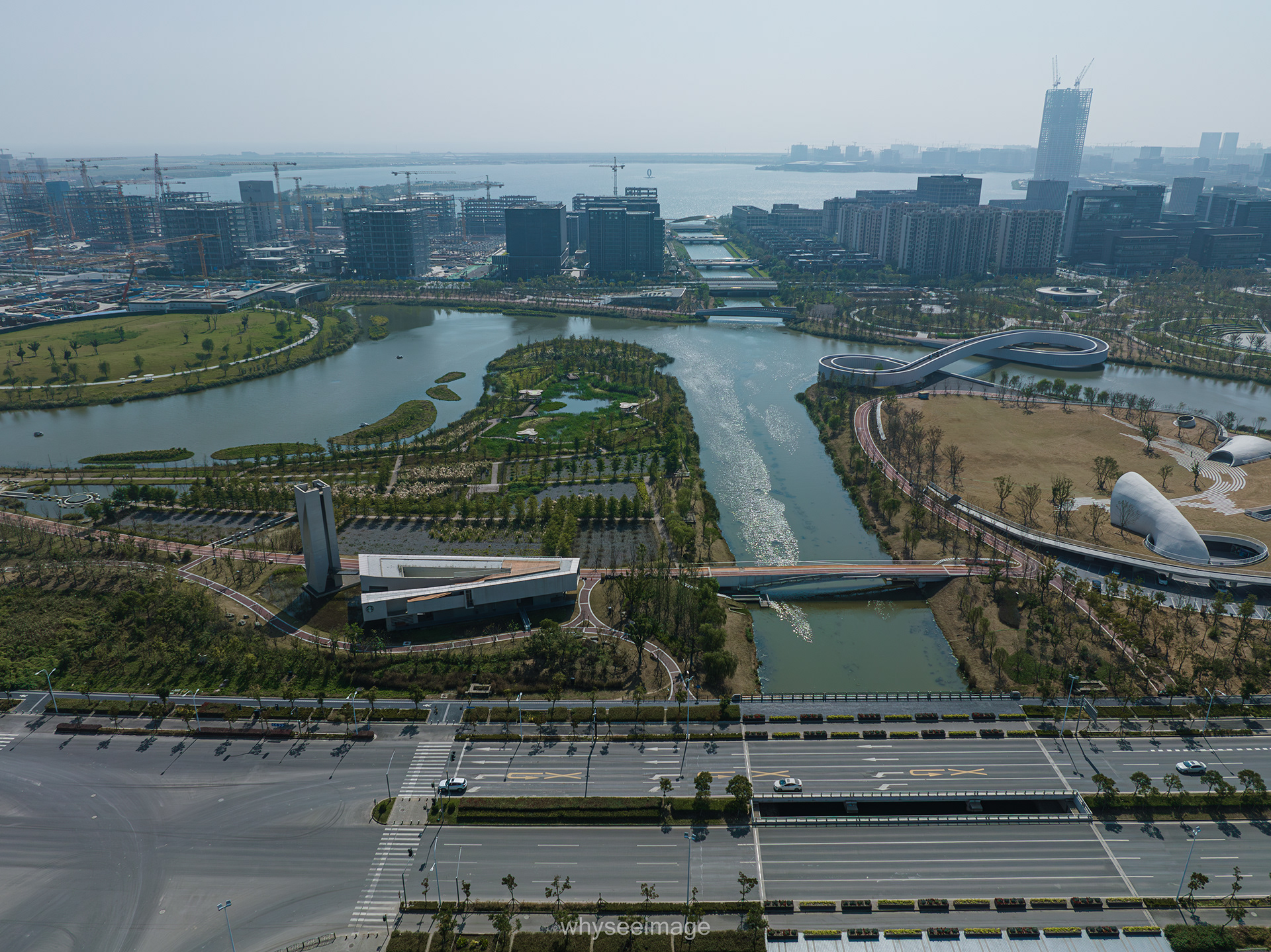 上海临港星空之境公园同观廊,旋星塔,羽旋桥丨中国上海丨上海中森止境设计工作室-48